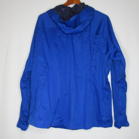 REI Blue MOTILITY Waterproof Hooded Rain Jacket Men's XXL XXLarge - Picture 8 of 9
